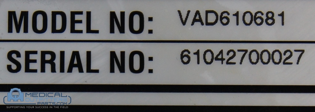 Philips NM Power One Supply 500W-48V 10.4A, PN 2155-5495, PFC500-1048F, VAD610681