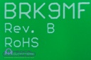 DB9 Dual Breakout Board, Male-Female, Straight Connectors, DIN Rail Mount, PN BRK9MF