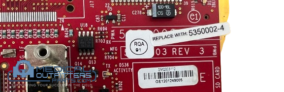 GE X-RAY Optima XR220amx Programmed Spyder System Controller Board, PN 
5350002-4