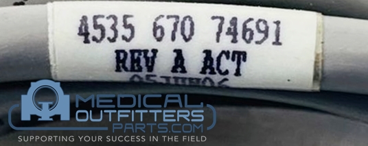 Philips CT Brilliance Cable 12V Power Supply To Recv Box1, PN 453567074691