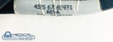 Philips CT Brilliance Cable Gantry Rt/Rear Switch Data, PN 453567065931