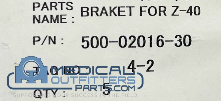 Shimadzu X-Ray Braket For Z-40, PN 500-02016-30