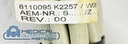Siemens MRI Espree Cable W0650, PN 8110095
