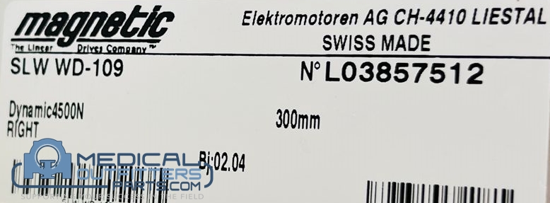 GE NM Millenum Magnetic Elektromotor Rigth, PN AG CH-44