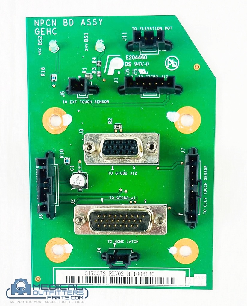 GE CT Brightspeed NPCN Board, PN 5173372
