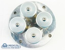 GE MRI 450W Blanking Plate Burst Disk-4 Valve, PN 5418410,5418413