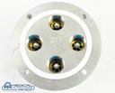 GE MRI 450W Blanking Plate Burst Disk-4 Valve, PN 5418410,5418413