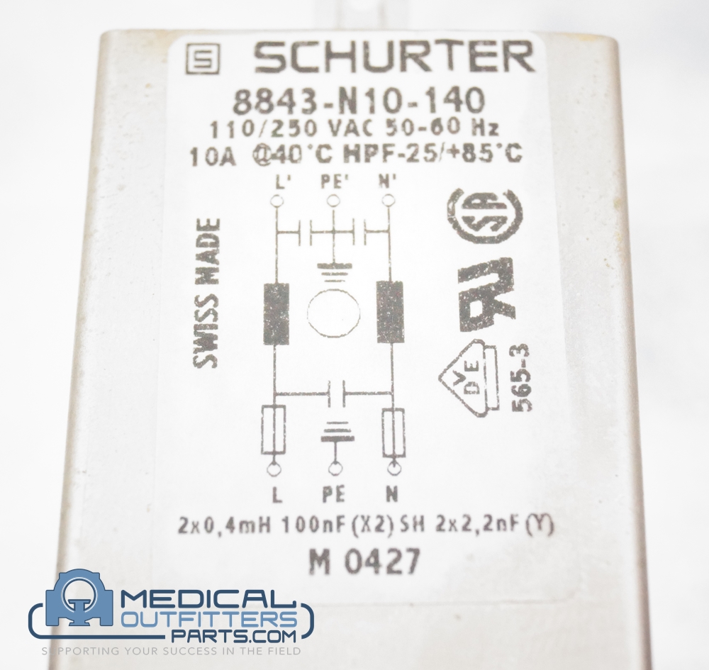 Philips MRI Achieva 3.0T Fuse SB 5x20 1998, 2A, PN 242208610037