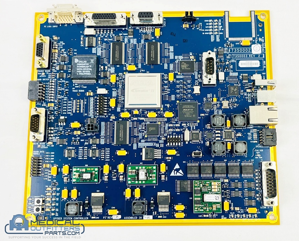 GE X-Ray Optima Spyder System Controller Board, PN 7350002,7350003