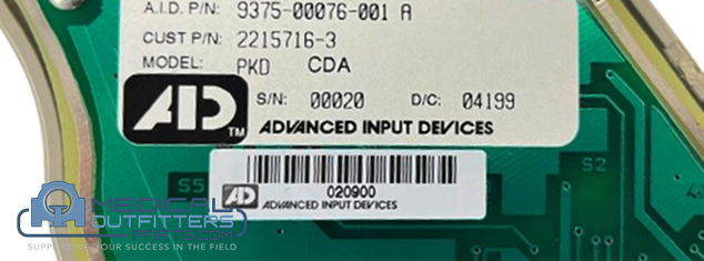GE MRI Signa Housing  Left Display, PN 2215716-3