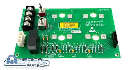 GE LightSpeed Tilt Relay Board, PN 2257518,2257519