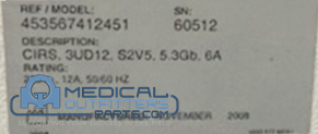 Philips CT Brilliance 40/64 CIRS, PN 453567412451