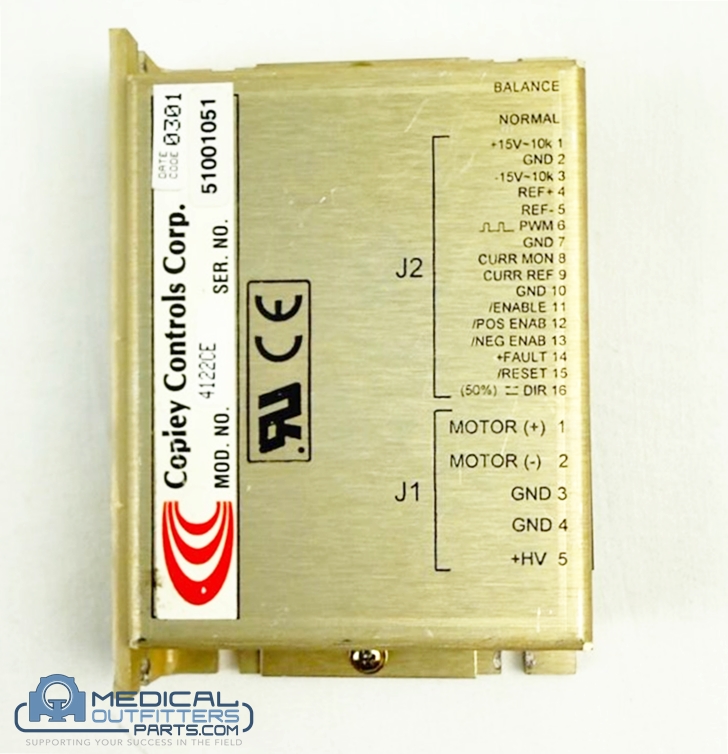 Philips MRI Intera Ampl Servo Control Motor 4122CE, PN 453560108271