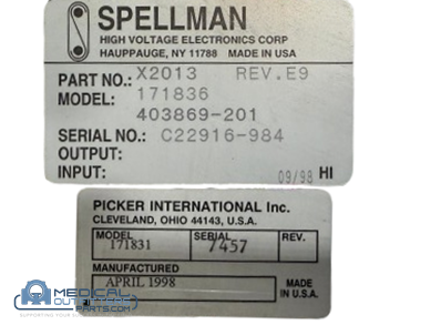 Philips CT Legacy Inverter Chassis Assy, PN 453566199681, 171836