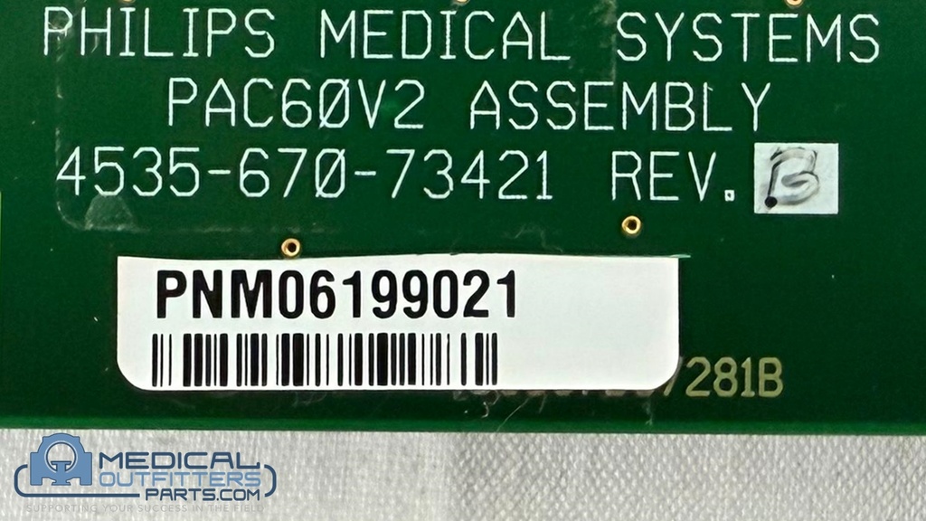 Philips PET/CT Gemini PCB Assy PAC60 V2, PN 453567073421