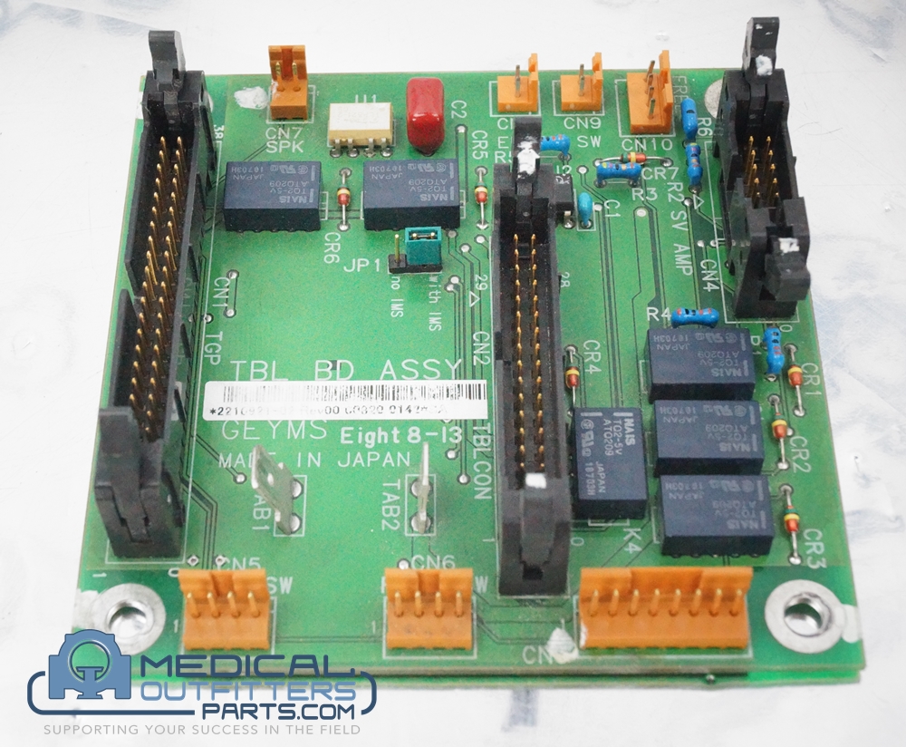 GE CT HiSpeed Table Board Assembly, PN 2210921