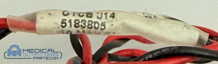 GE CT LIGHTSPEED Cable From GTCB2 J14 To Hart J1 Positioning Litetable, PN 5183805