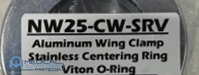 NW25 Clamp & Ring Assembly, PN NW25-CW-SRV