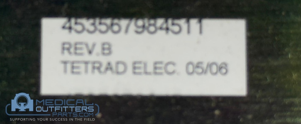 Philips PET/CT Assembly Electric Distributive Panel, PN 453567984511