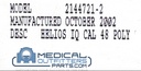 GE CT Helios IQ Calibrate 48 POLY, PN 2144721-2