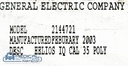 GE CT Helios IQ Cal 35 Poly, PN 2144721