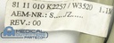 Siemens MRI Espree Cable W3520, PN 8111010