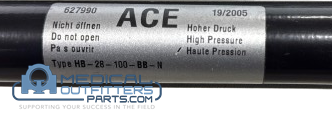 One Controls Hydraulic Damper, 1.1 Damper Body Size, 100 Damper, PN  OneHydraulics HB 28-100-BB-N