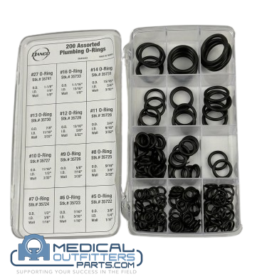 Danco 200 Assorted Plumbing O-Rings Set