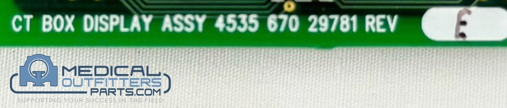 Philips CT Brilliance CT Box Display Board, PN 453567029781