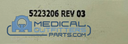 GE NM Headrest Assy , PN 5223206