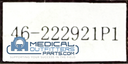 GE CT Lightspeed Sponge, PN 46-222921P1