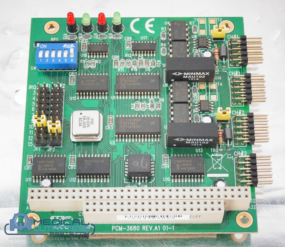 Philips PET CAN-BUS, 2-port PC/104 Module, with Isolation Protection, PN PCM-3680