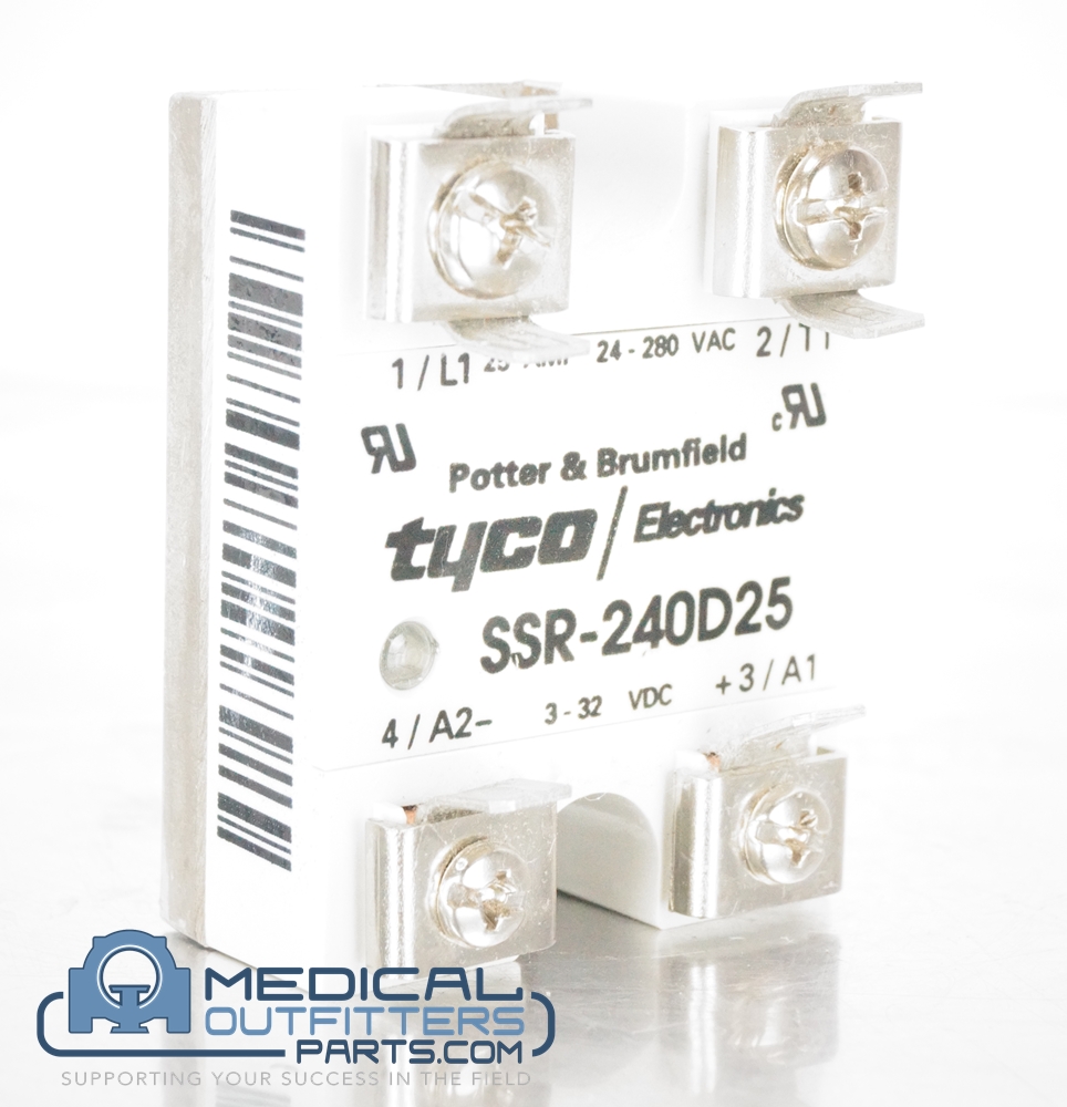Tyco Electronics Solid State Relay, 25Amp, 24-280VAC, PN SSR-240D25