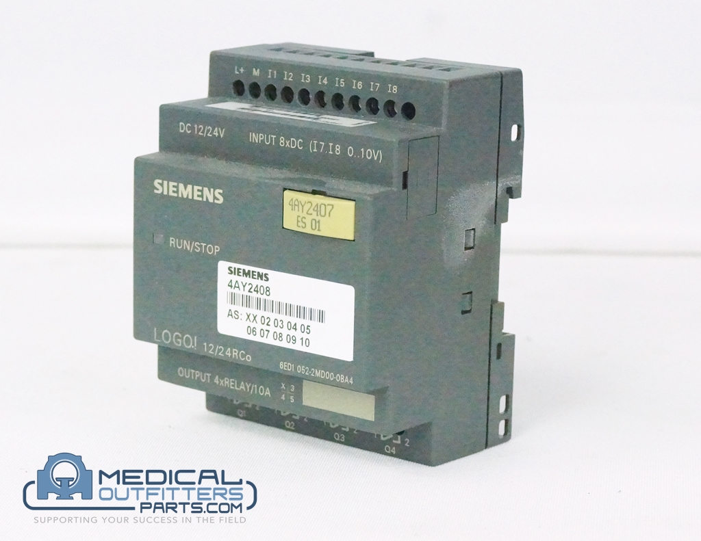 Siemens CT Sensation Logic Module Logo 12/24 RCO, PN 3090891, 4AY2408, 4AY2407