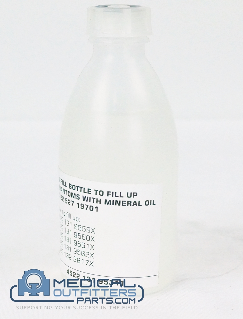 Philips MRI Achieva 3.0T Refill Bottle to Fill Up Phantoms with Mineral Oil, PN 452213195311