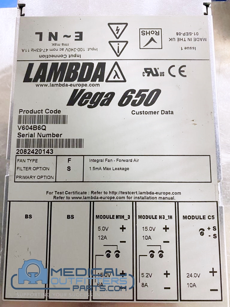 Lambda Vega 650 Power Supply