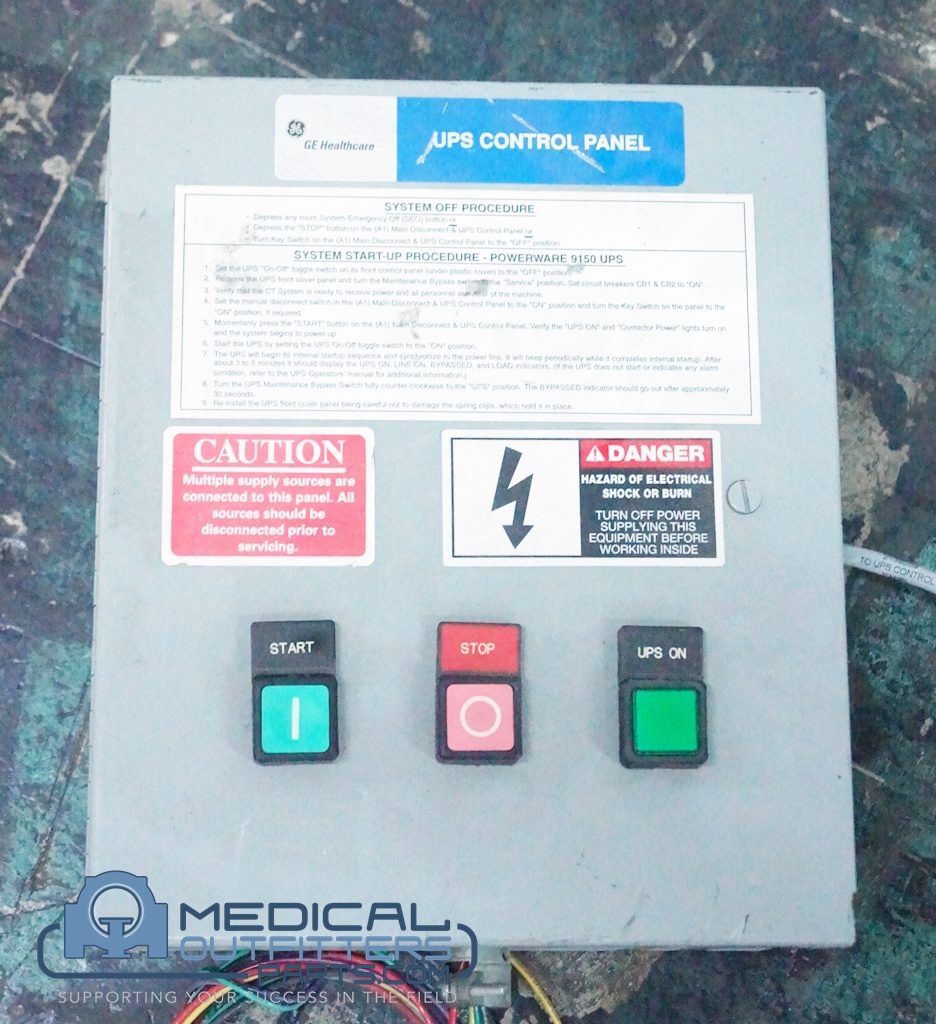 GE System UPS Control Panel 
