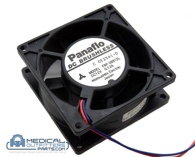 Panaflo DC Brushless Axial Fan, 24V, 0.11A, PN 7B20CD