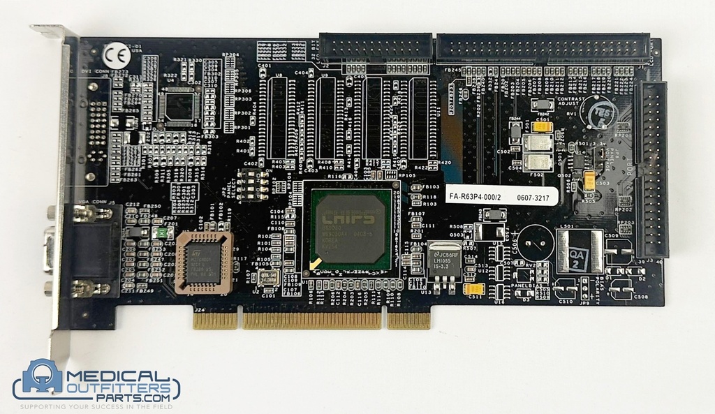 Philips PET/CT VGA Board, PCI, 4MB, 230 Mhz Ram Video, PN 453567933421, FA-R63P4-000/2