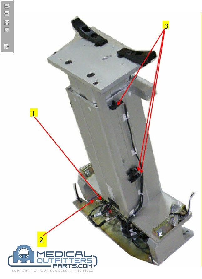 Philips PET/CT Gemini Inbore Lifter Assembly McFarland Version, PN 453567937711
