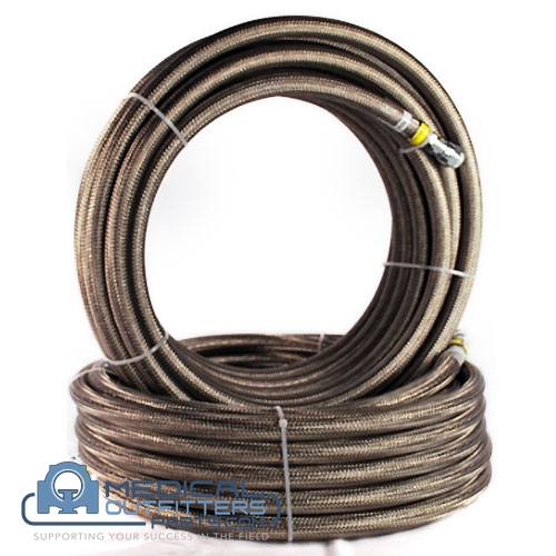 Helium Flex Line 3⁄4” ID X 20M, w/ 1⁄2” Female Aeroquips on E/E., Straight - Straight, P/N: 5400-S5-20-3/4