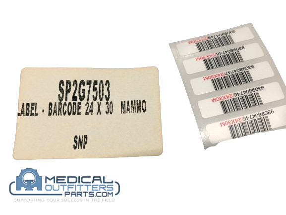 Carestream Barcode 24x30 Mamo SP, PN SP2G7503