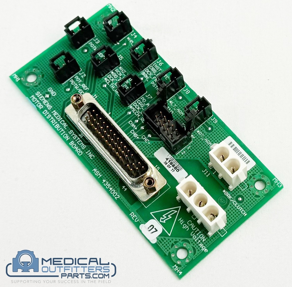 Siemens E-Cam B2 Motor Distribution Board, PN 4354002