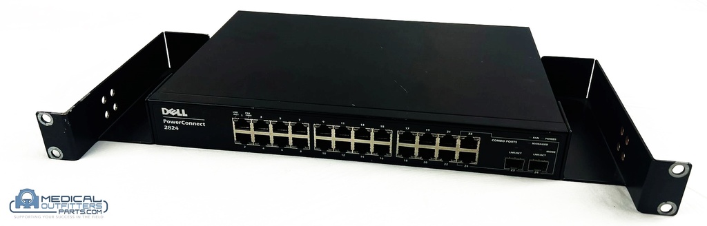 Dell PowerConnect 2824 Switch 24 Port 10/100/1000 Gbps Smart, PN 0F491K