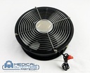 DAYTON Standard Round Axial Fan 10 in Dia 3 1/2 in Dp 665/600 IP20 Cast Aluminum 115V AC, PN 3VU71