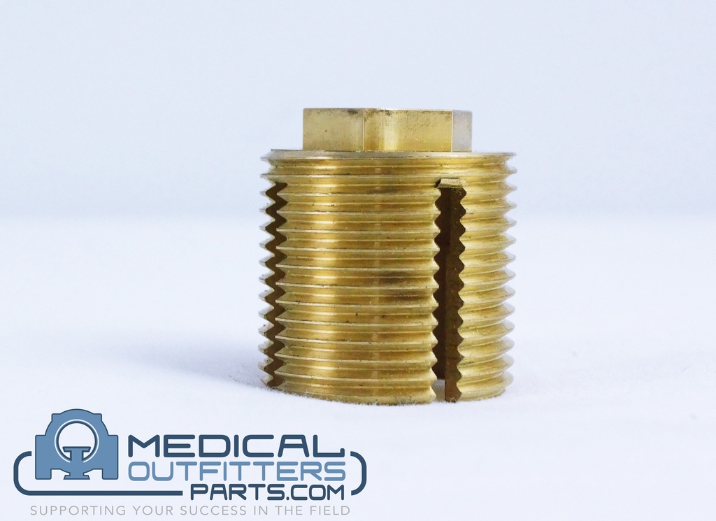 GE MRI Caster Bushig Tpered ID Brass, PN 46-271761P1