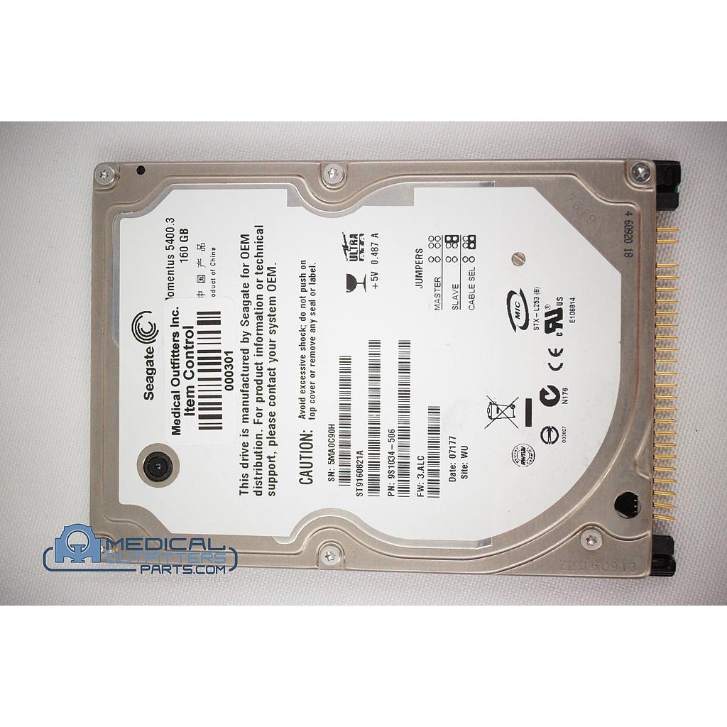 Seagate Momentus 160GB 5400 RPM HDD for Gemini Couch, Argos Software, ST9160821A
