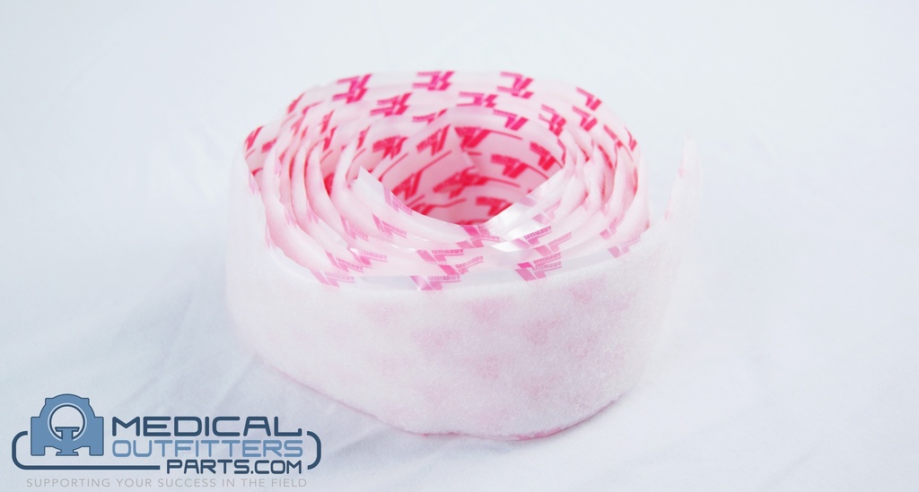 GE CT Wide White Back Velcro Loop 2" X 6 FT, PN 46-136246P14