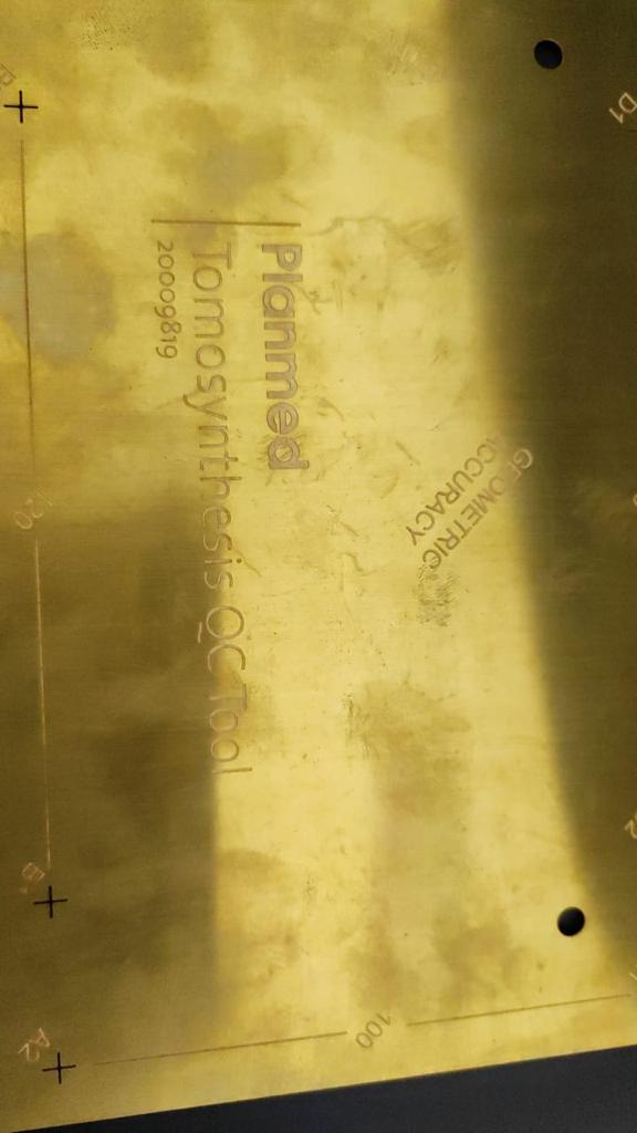 PLANMED Tomosynthesis QC Phantom, PN 20009819 