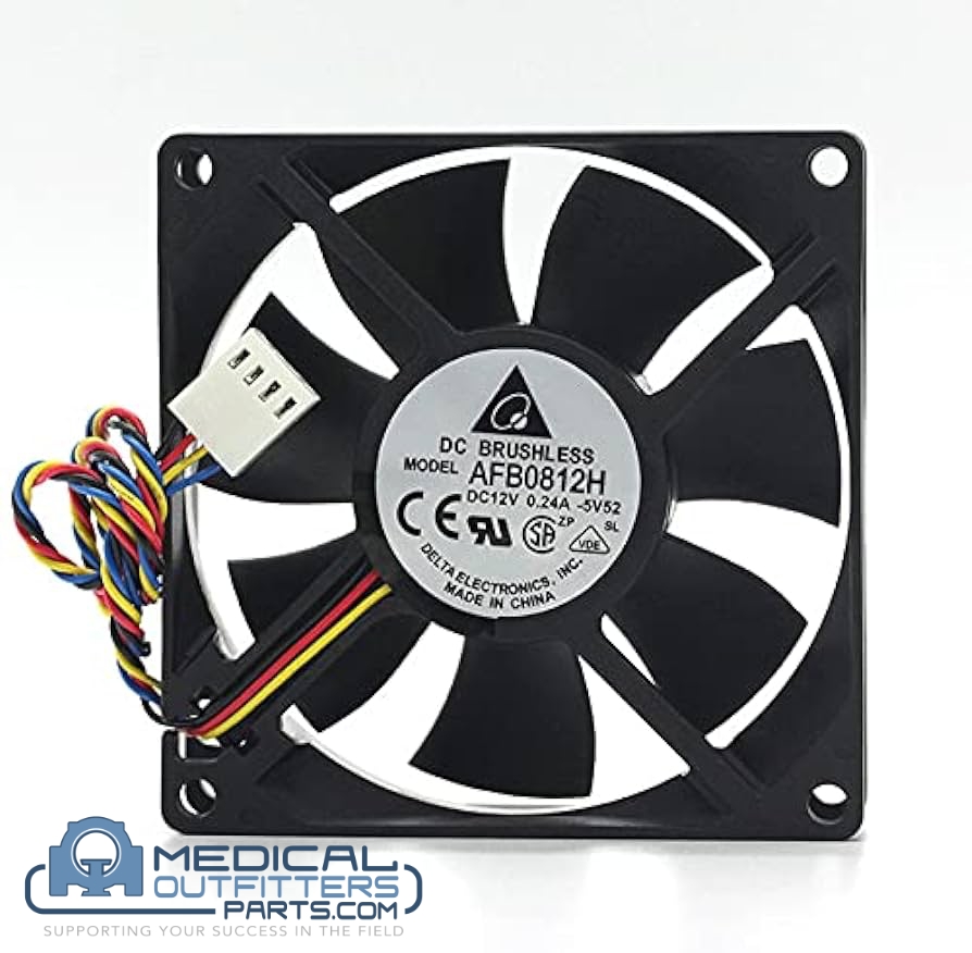 DC Brushless Fan, 12V, 0.24A, PN AFB0812H